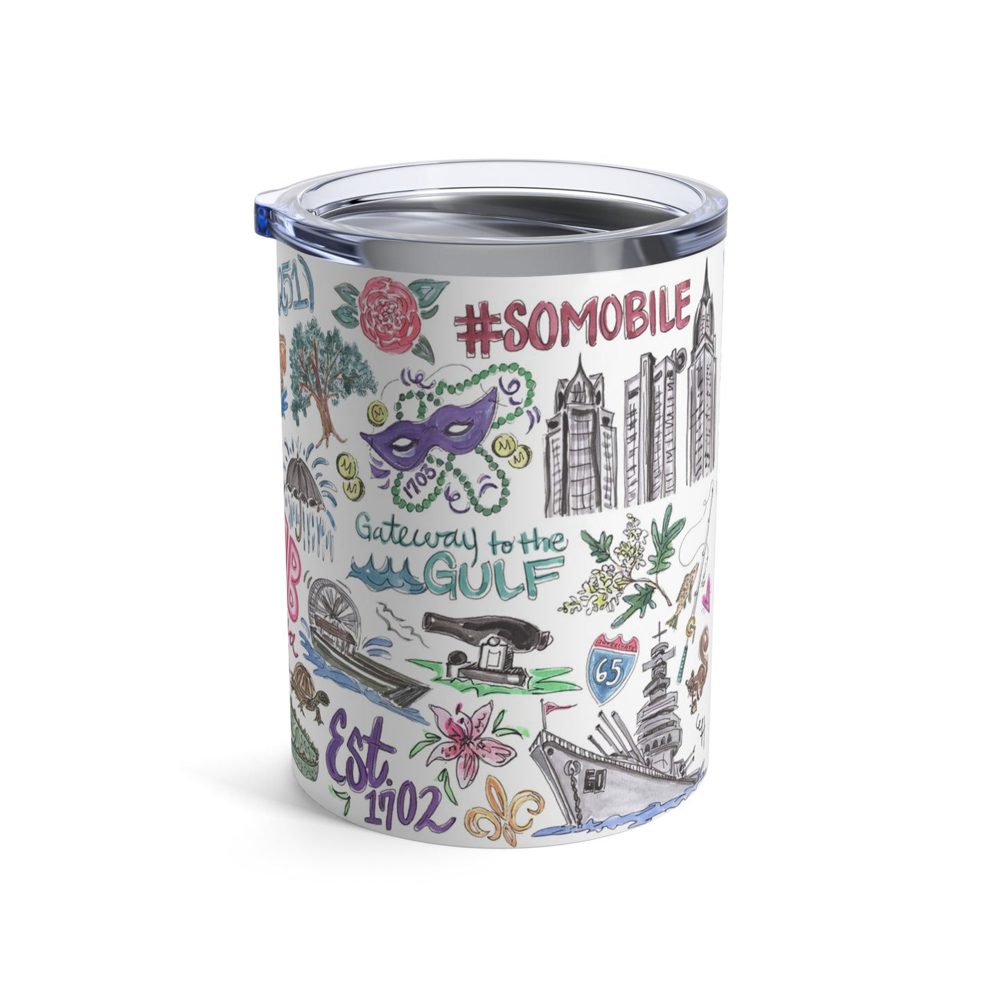 Mobile AL Sketches | Tumbler 10oz