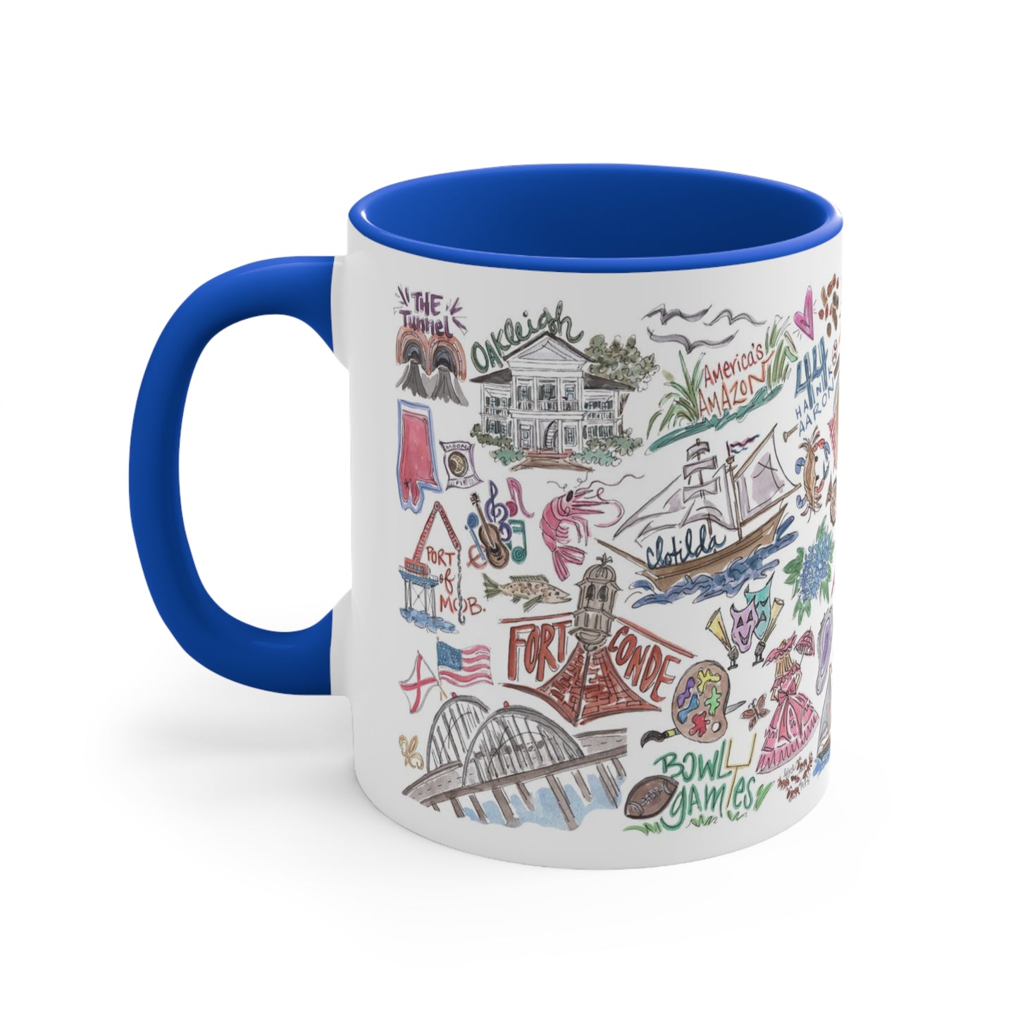 Mobile AL Sketches | 11oz Accent Mug