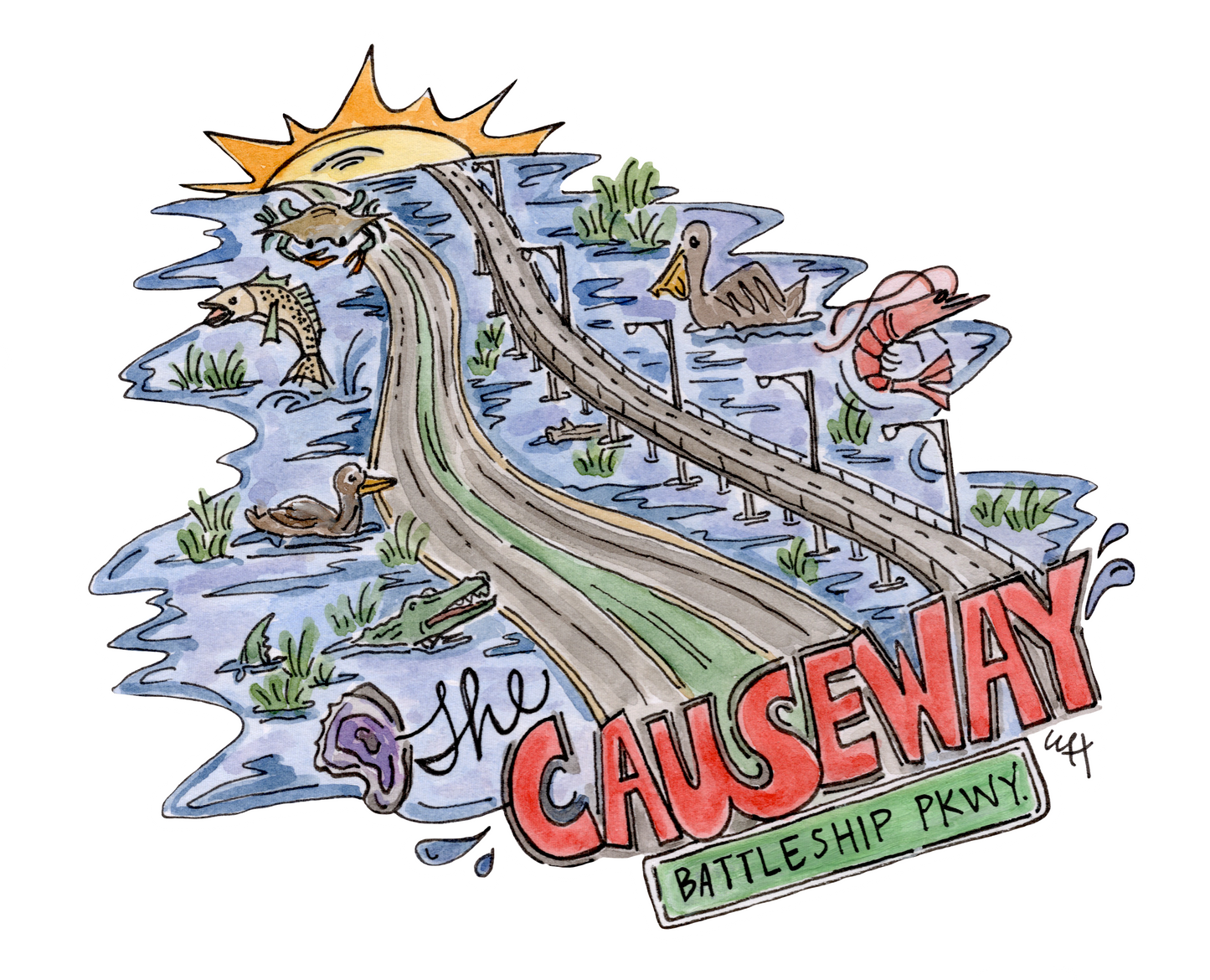 Causeway Christmas | Acrylic Ornament