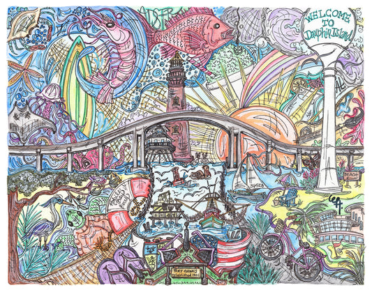 Dauphin Island Medley | Art Print