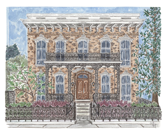 Art Print | Ezell House, Front Facade