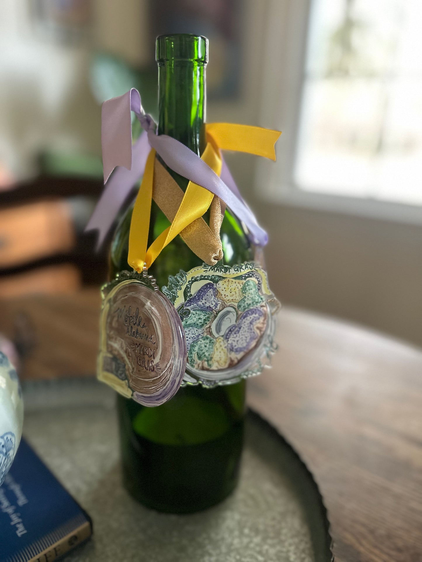 Mobile Mardi Gras Ornaments | Bottle Charms