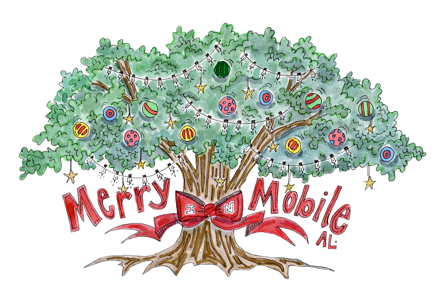 Live Oak | Acrylic Ornament