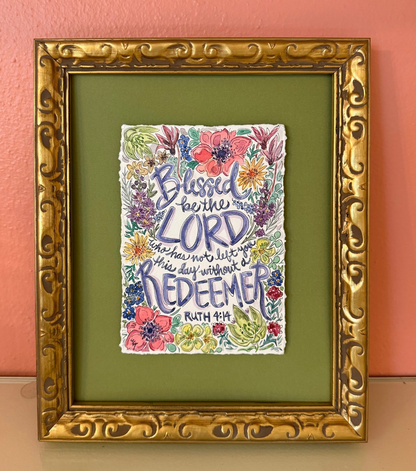 Ruth 4:14 | Framed Original