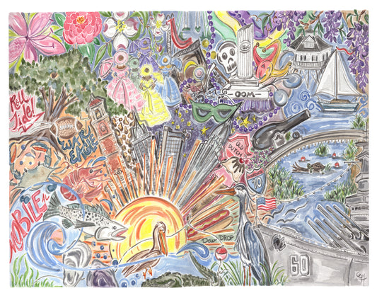 Port City Proud Medley | Art Print