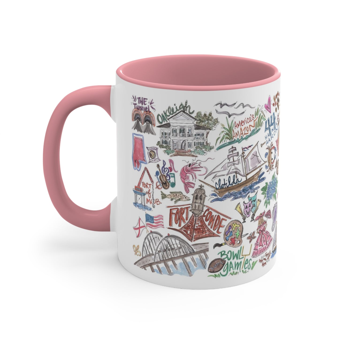 Mobile AL Sketches | 11oz Accent Mug