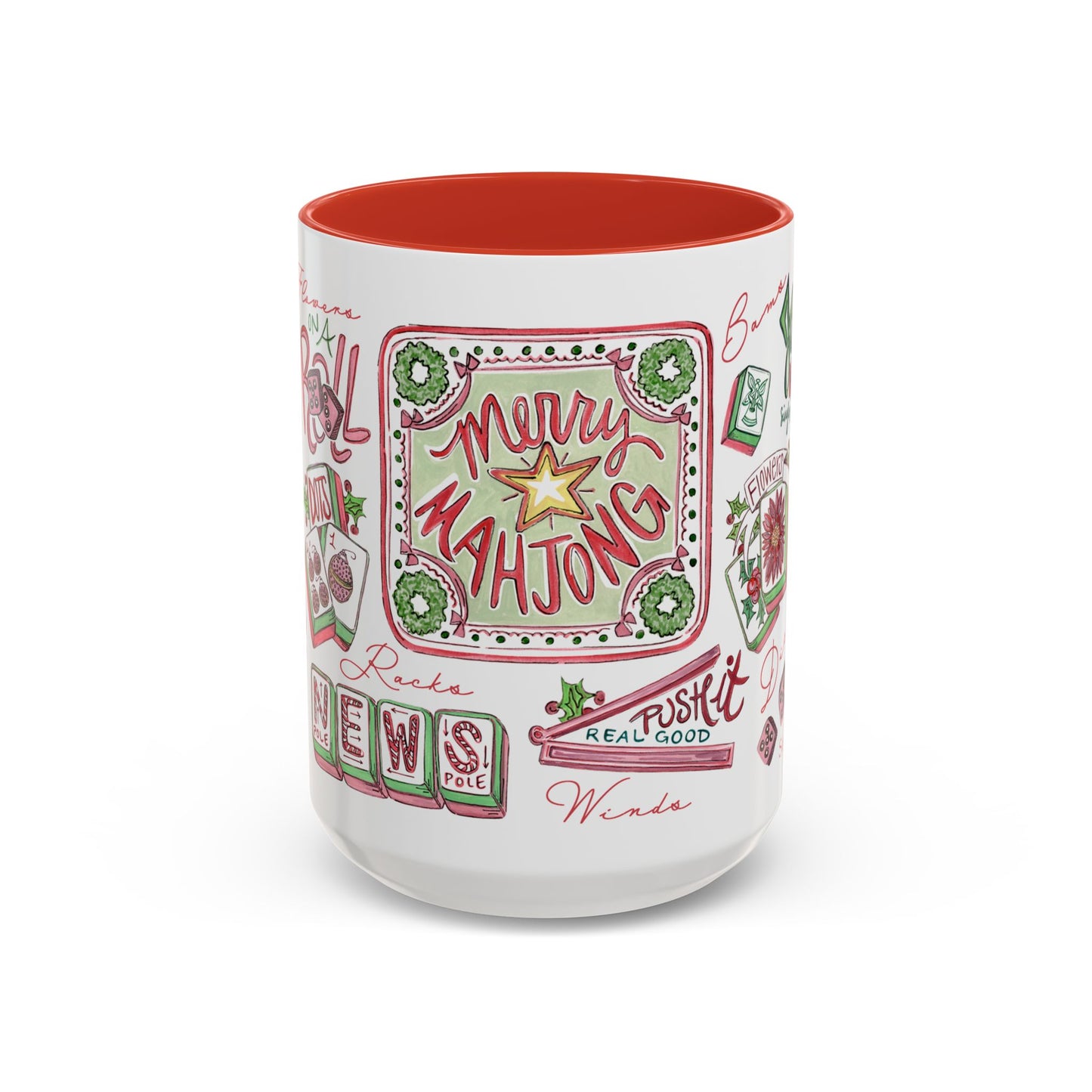 Very Merry Mahjong | 15oz Accent Mug