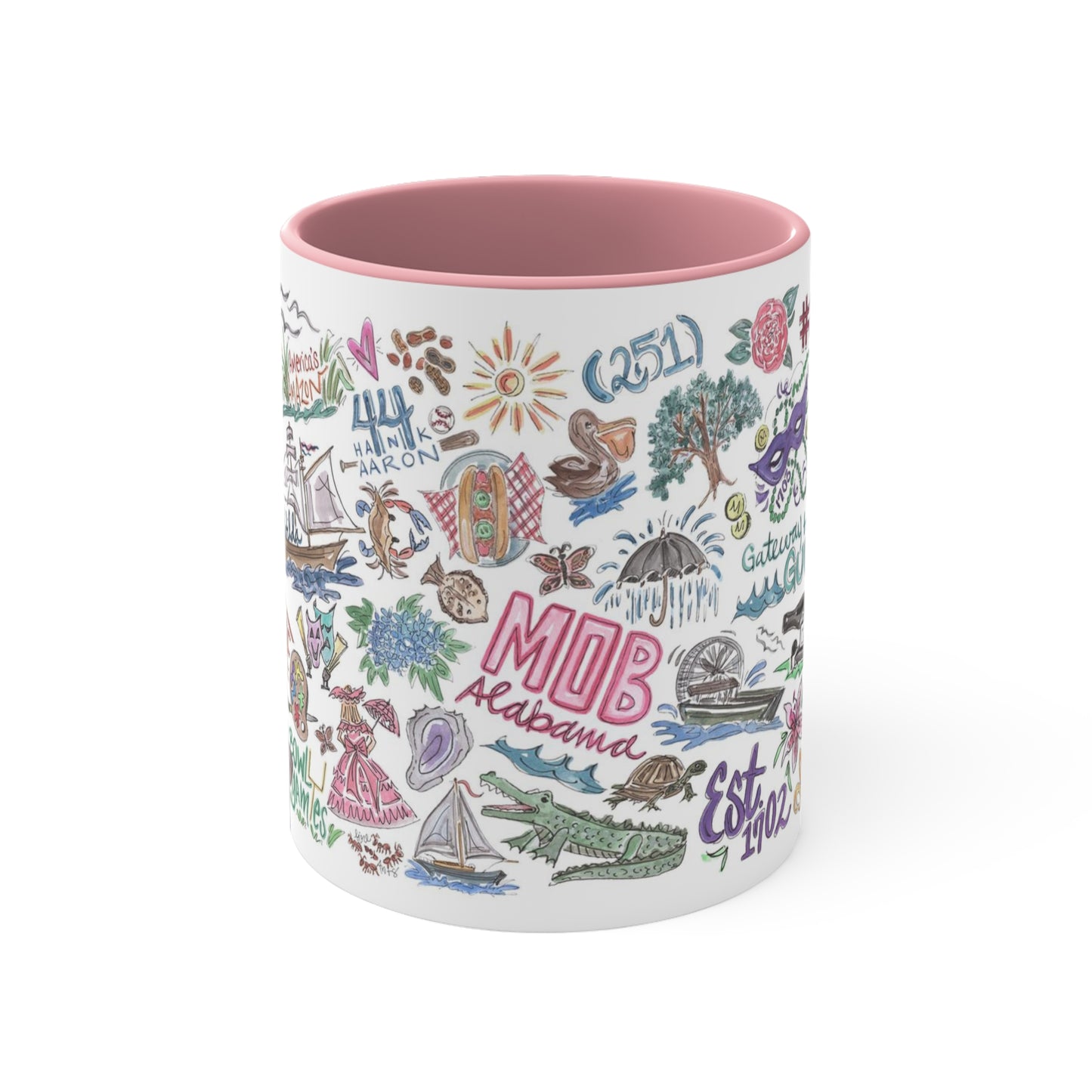 Mobile AL Sketches | 11oz Accent Mug