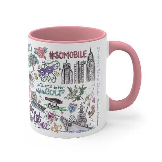 Mobile AL Sketches | 11oz Accent Mug