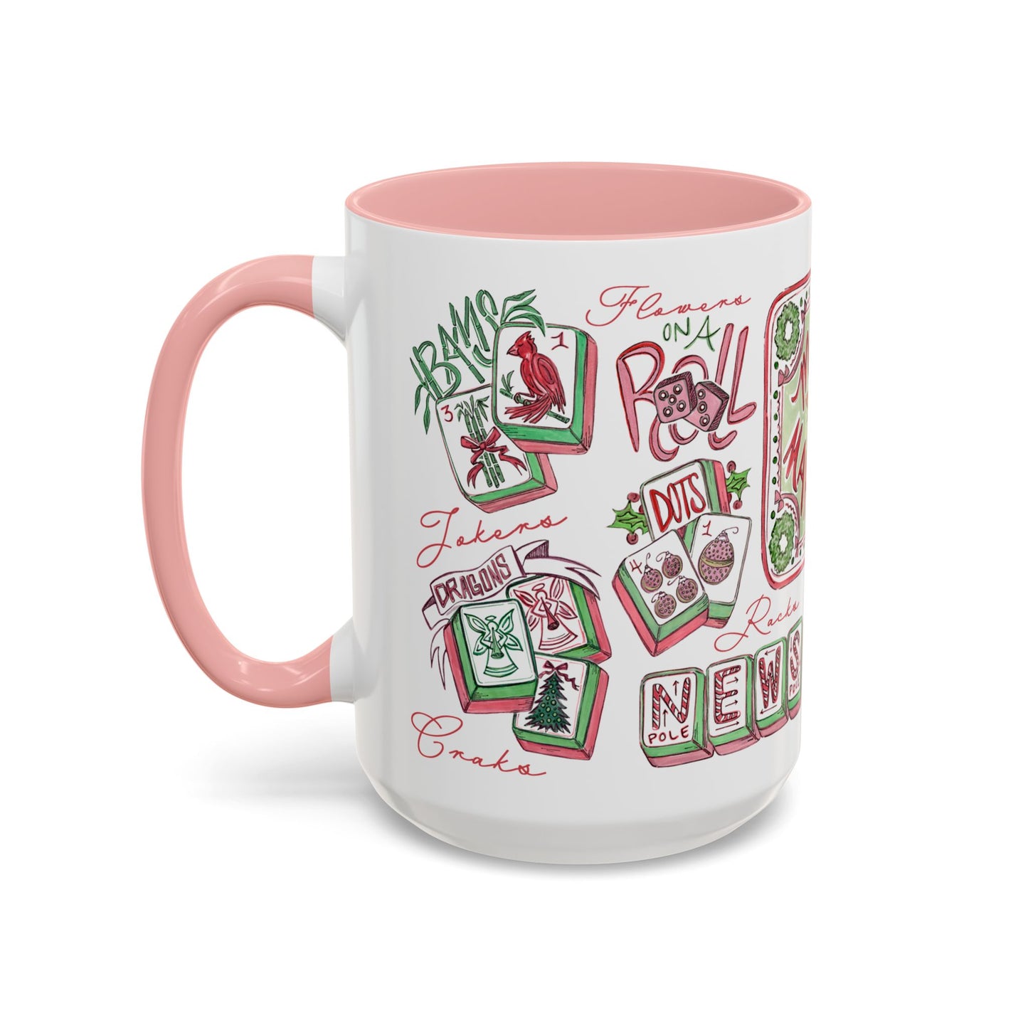 Very Merry Mahjong | 15oz Accent Mug