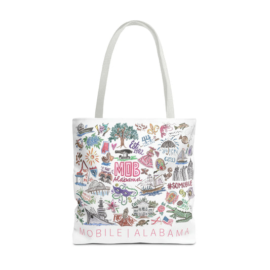 Mobile AL Sketches | Tote Bag (Multiple Sizes Available)