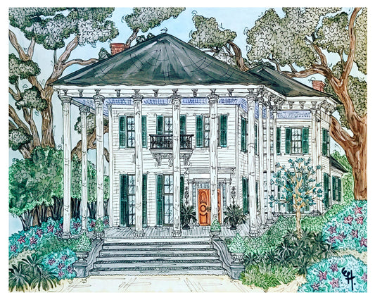 Bragg-Mitchell Mansion | Art Print