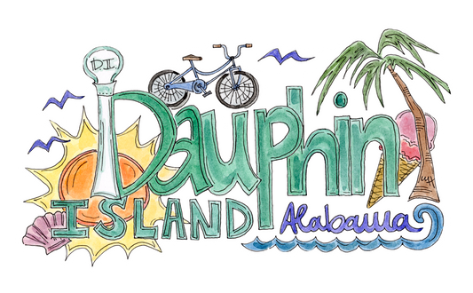 Dauphin Island | Acrylic Ornament