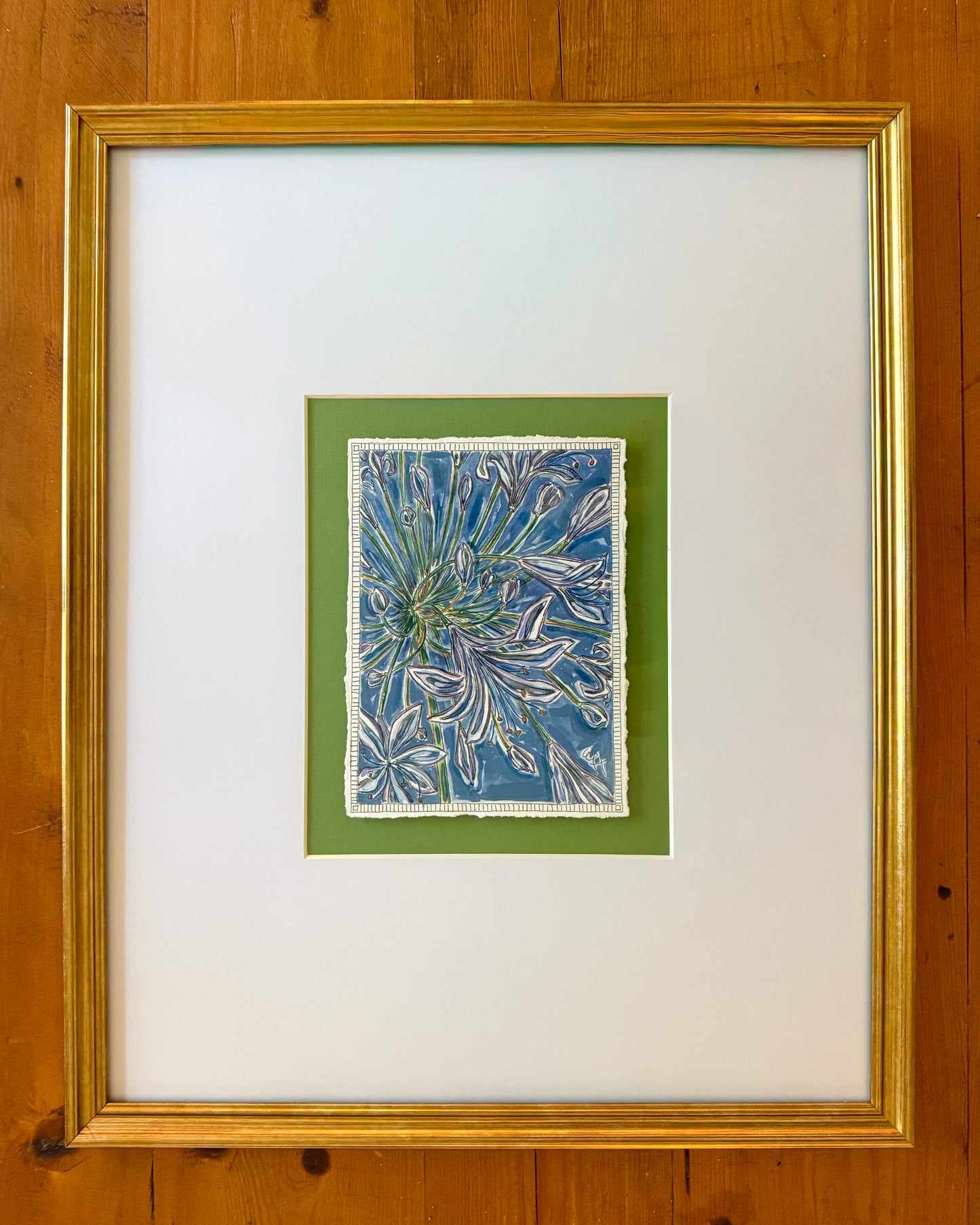 Blue Green Closeup
