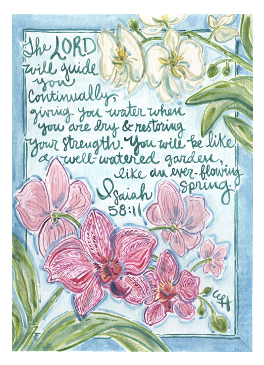 Isaiah 58:11 | Art Print