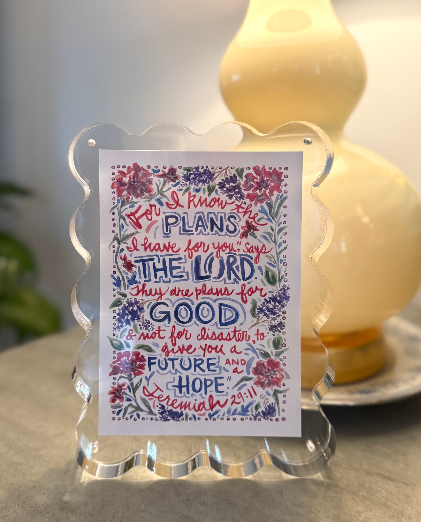 Jeremiah 29:11 | Art Print