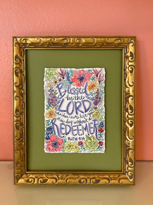 Ruth 4:14 | Framed Original